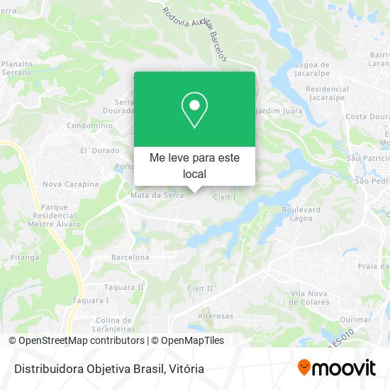 Distribuidora Objetiva Brasil mapa