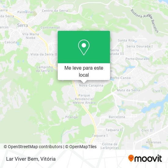 Lar Viver Bem mapa