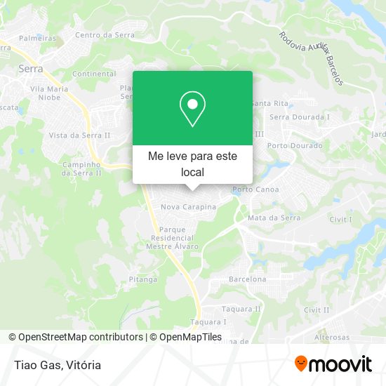 Tiao Gas mapa