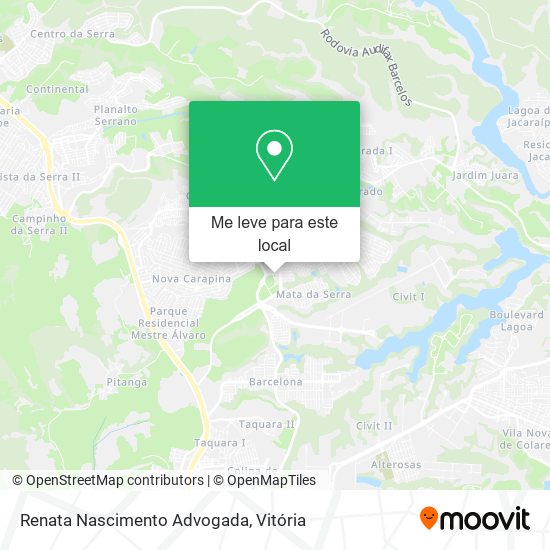 Renata Nascimento Advogada mapa