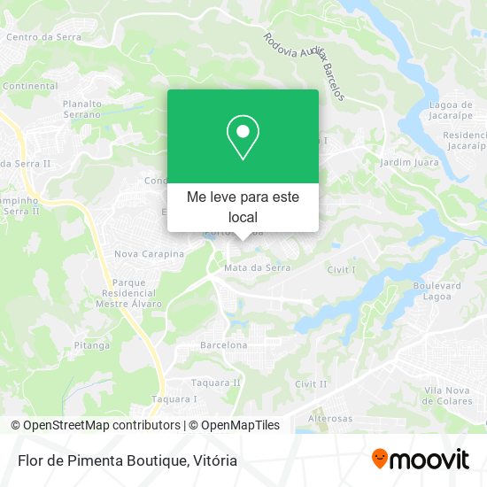Flor de Pimenta Boutique mapa