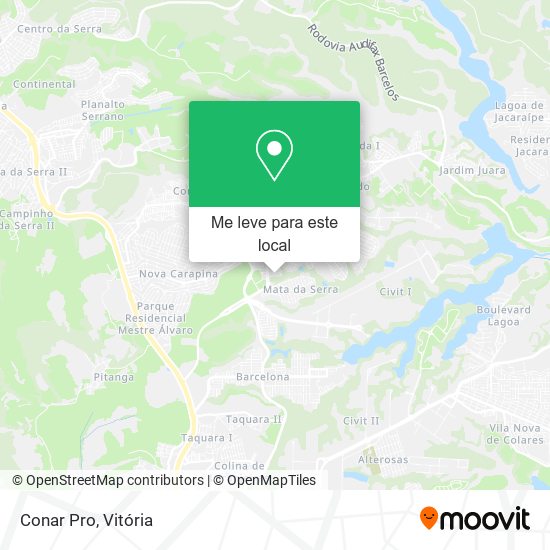 Conar Pro mapa