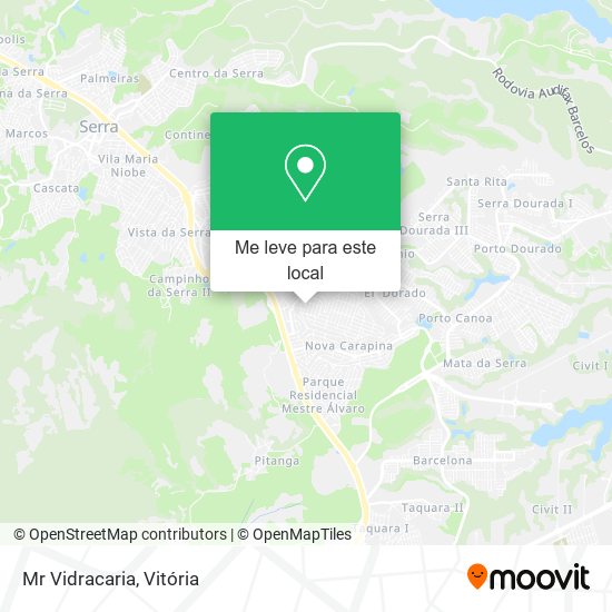 Mr Vidracaria mapa