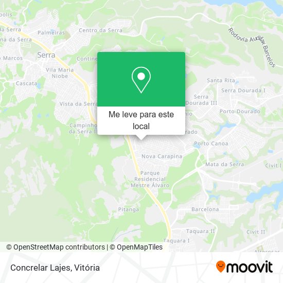Concrelar Lajes mapa