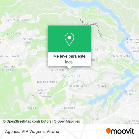 Agencia VIP Viagens mapa