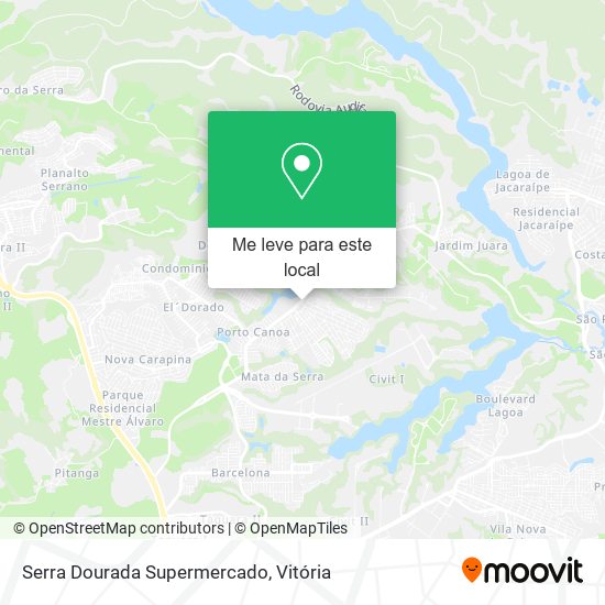 Serra Dourada Supermercado mapa