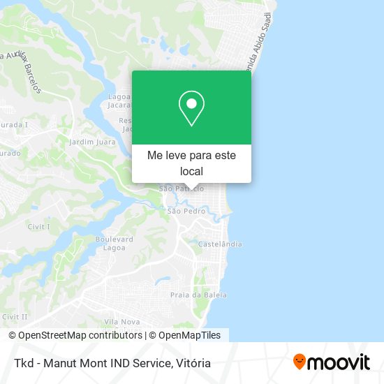 Tkd - Manut Mont IND Service mapa