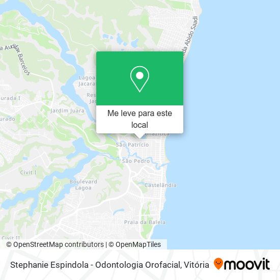 Stephanie Espindola - Odontologia Orofacial mapa