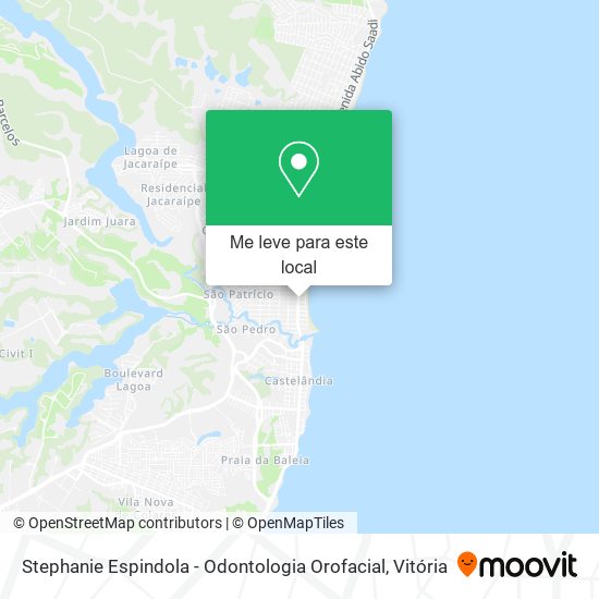 Stephanie Espindola - Odontologia Orofacial mapa