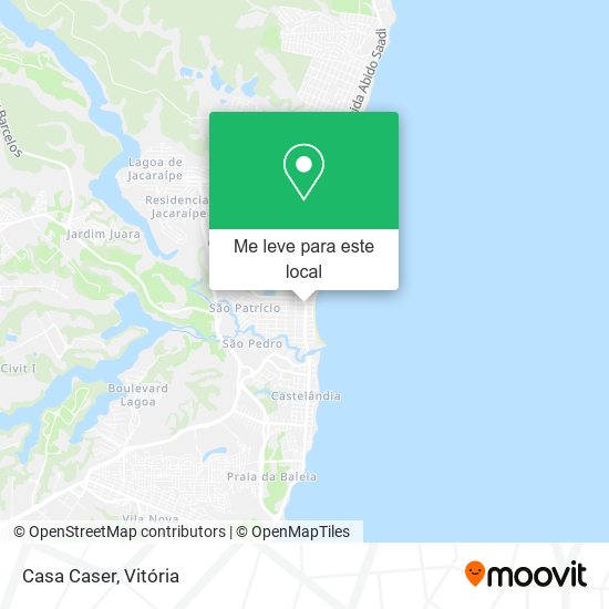Casa Caser mapa