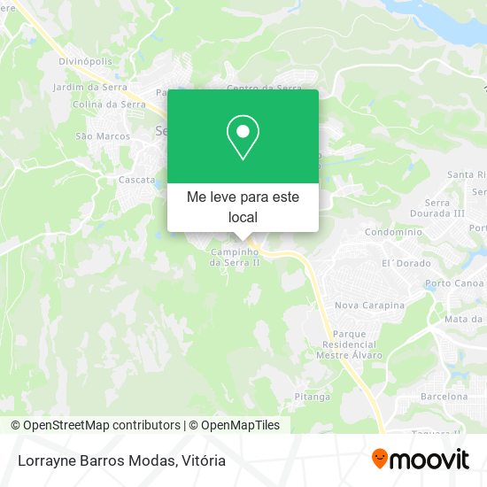 Lorrayne Barros Modas mapa