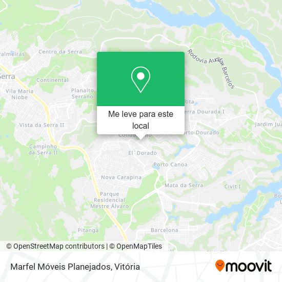 Marfel Móveis Planejados mapa