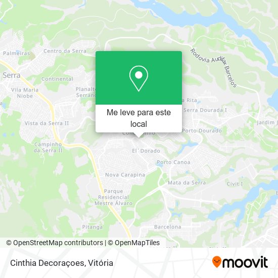 Cinthia Decoraçoes mapa
