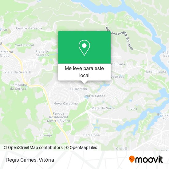 Regis Carnes mapa