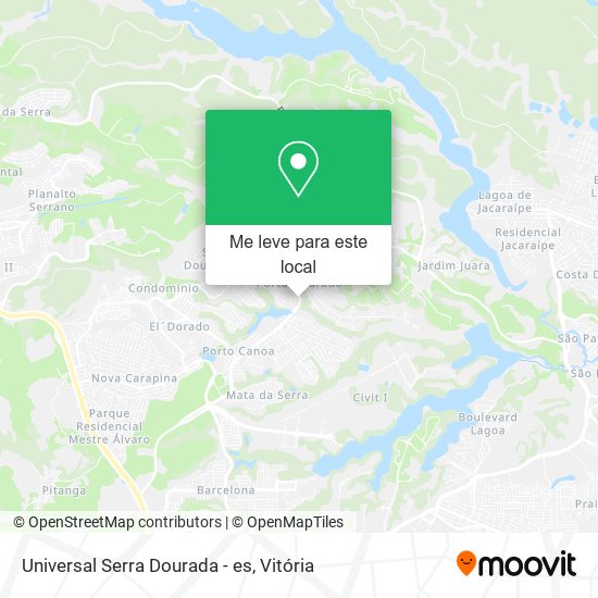 Universal Serra Dourada - es mapa