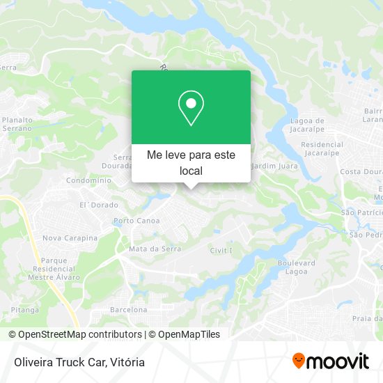 Oliveira Truck Car mapa