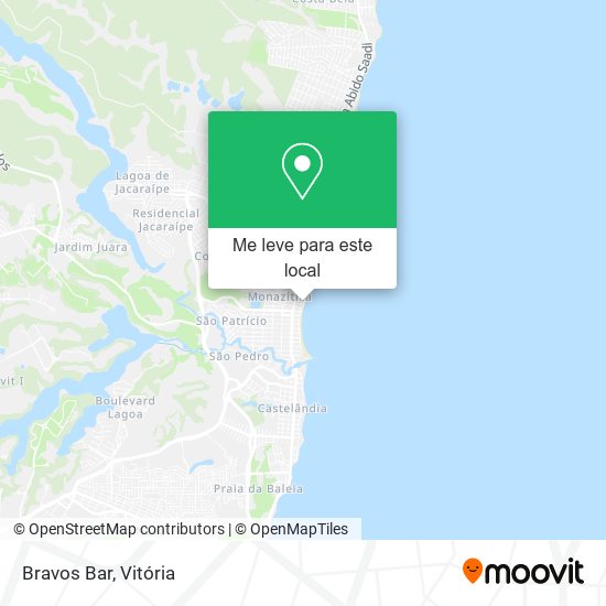 Bravos Bar mapa