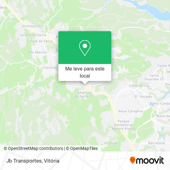 Jb Transportes mapa