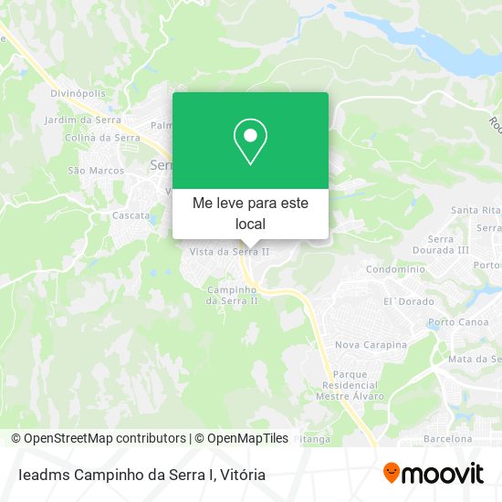 Ieadms Campinho da Serra I mapa