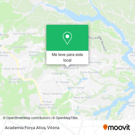 Academia Força Ativa mapa