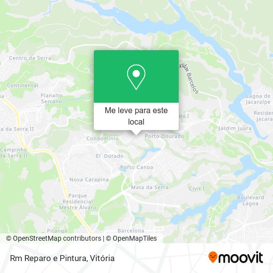 Rm Reparo e Pintura mapa