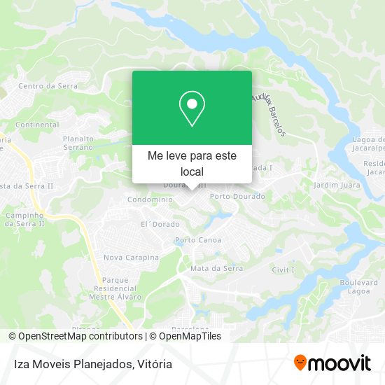 Iza Moveis Planejados mapa
