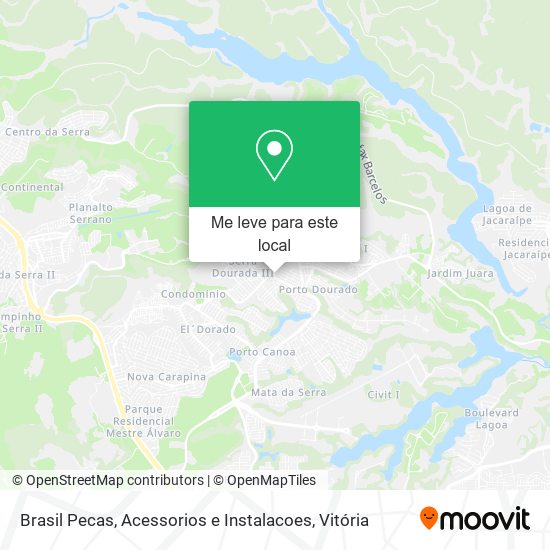 Brasil Pecas, Acessorios e Instalacoes mapa