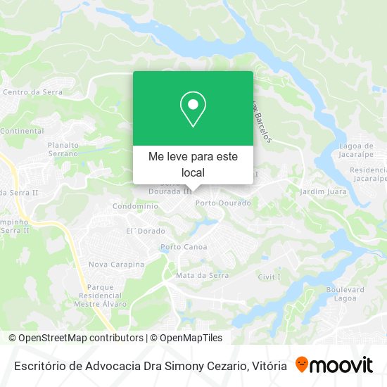 Escritório de Advocacia Dra Simony Cezario mapa