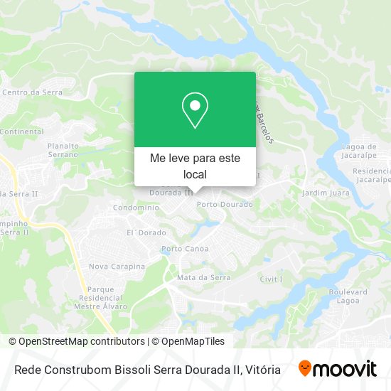 Rede Construbom Bissoli Serra Dourada II mapa