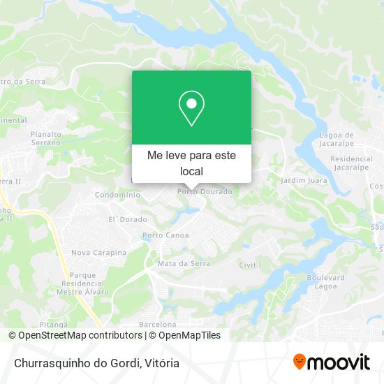 Churrasquinho do Gordi mapa