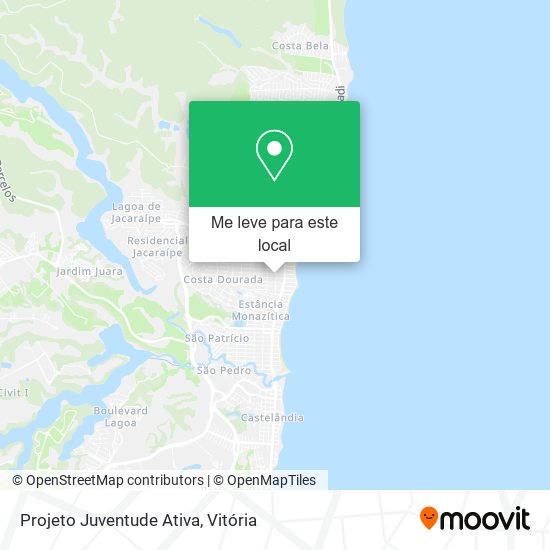 Projeto Juventude Ativa mapa