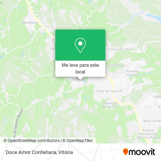 Doce Amor Confeitaria mapa