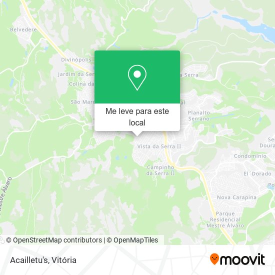 Acailletu's mapa