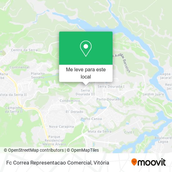 Fc Correa Representacao Comercial mapa