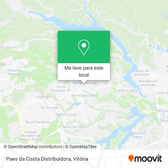 Paes da Costa Distribuidora mapa