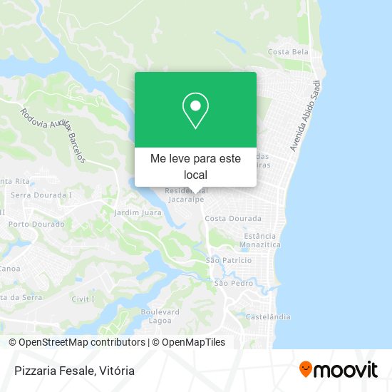Pizzaria Fesale mapa