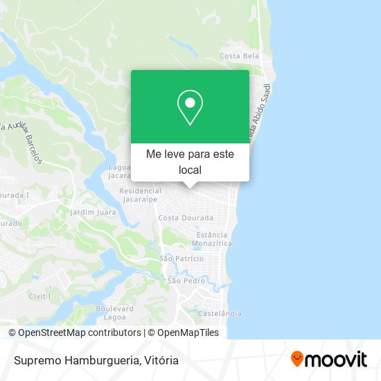 Supremo Hamburgueria mapa