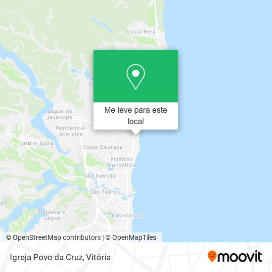 Igreja Povo da Cruz mapa