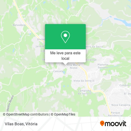 Vilas Boas mapa