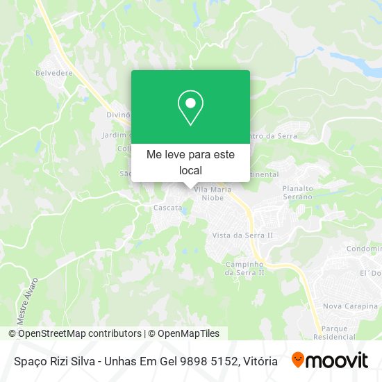 Spaço Rizi Silva - Unhas Em Gel 9898 5152 mapa