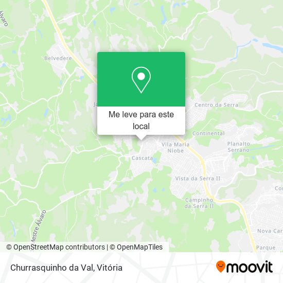 Churrasquinho da Val mapa