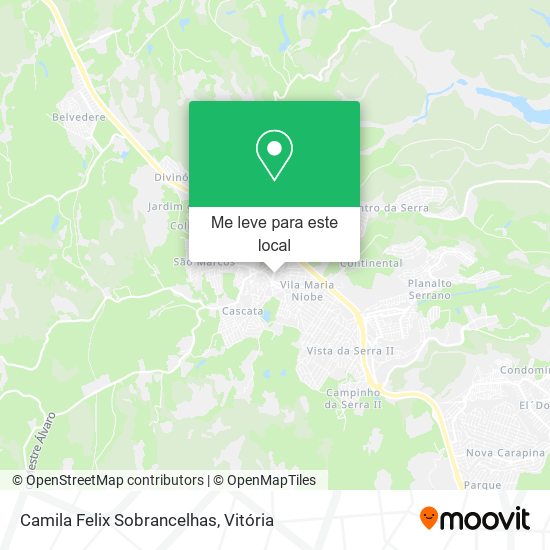 Camila Felix Sobrancelhas mapa