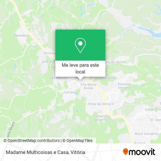Madame Multicoisas e Casa mapa