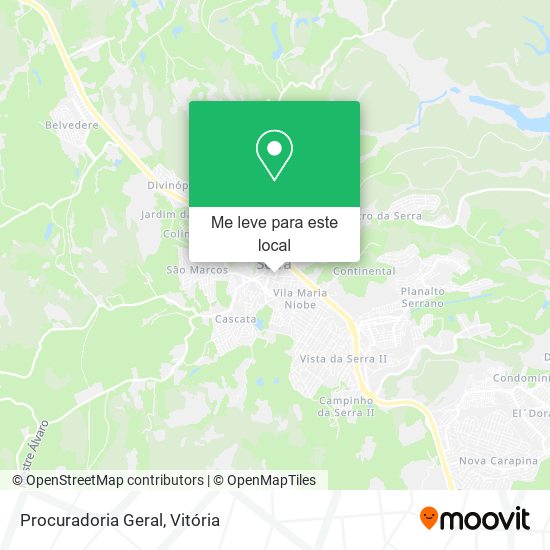 Procuradoria Geral mapa