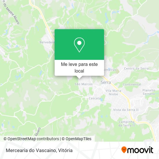 Mercearia do Vascaino mapa