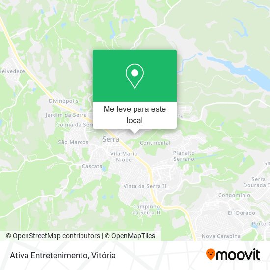 Ativa Entretenimento mapa