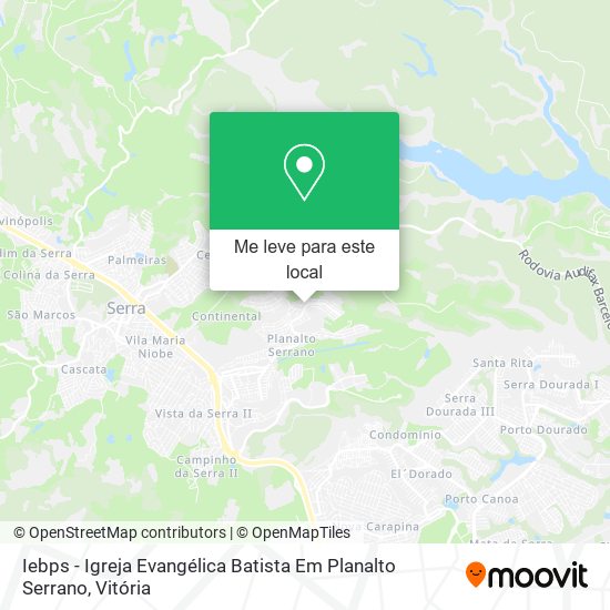 Iebps - Igreja Evangélica Batista Em Planalto Serrano mapa