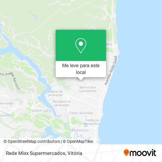 Rede Mixx Supermercados mapa