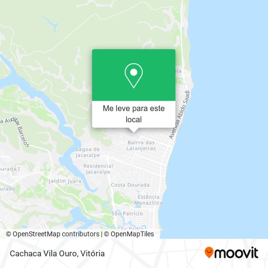 Cachaca Vila Ouro mapa