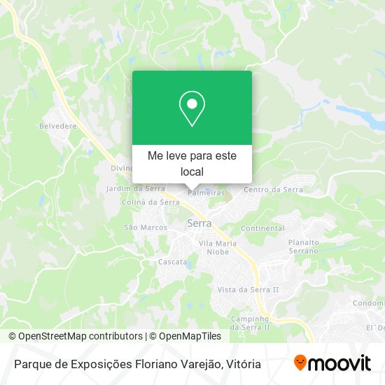 Parque de Exposições Floriano Varejão mapa